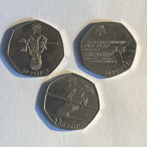 2011 olympic sports 50p fifty - 2011,