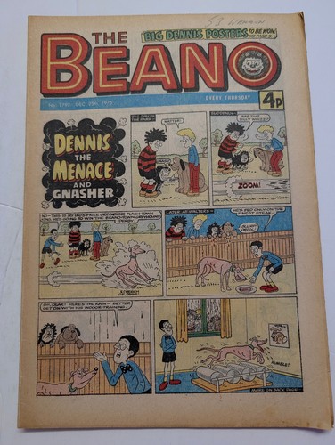 Beano comic 1797 december - comic, 1797,