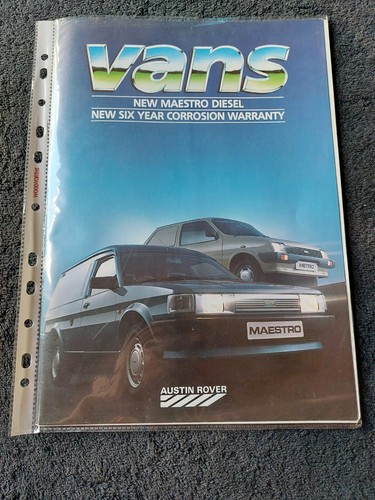 Austin rover vans brochure - vans,