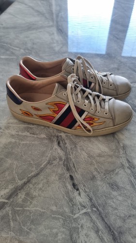 Gucci flame trainers size - gucci,