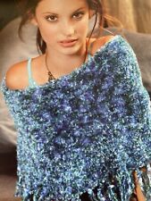 Sirdar 8559 Boa Knitting Pattern Lady's Poncho One Size