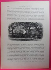 PICTURESQUE EUROPE WOODCUT -