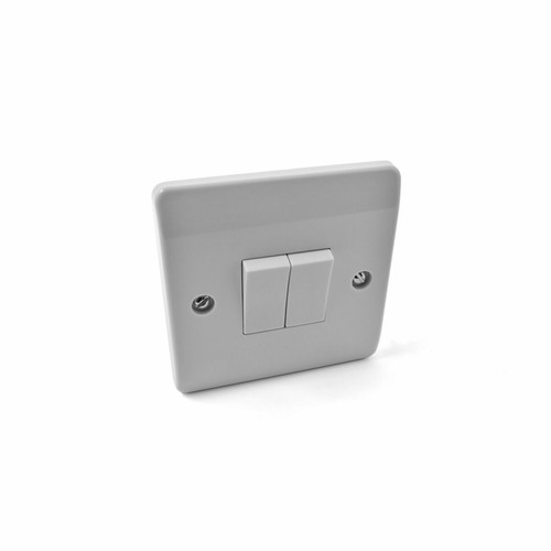 White light switch 10a - switch, gang