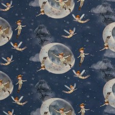 Oeko-Tex cotton fabric poplin 50 x 150 cm fairy tale fabric Peter Pan