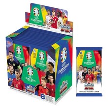 TOPPS Match Attax Euro 2024 Trading Cards Full Booster Box 36 Packs OPEN + GIFT