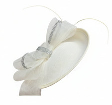 Ladies Diamante Bow Fascinator