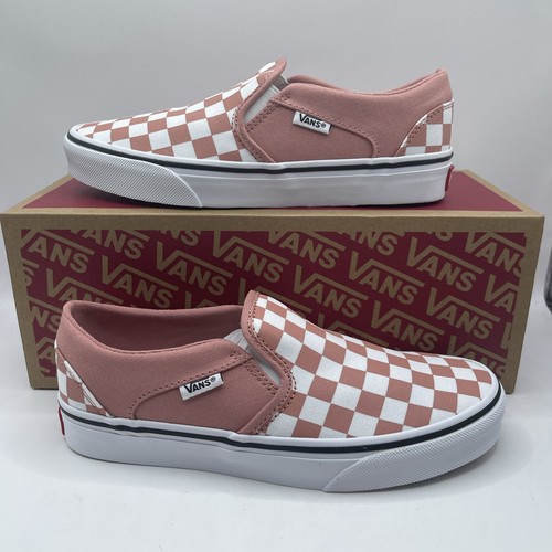 Vans asher checkerboard rose - vans,