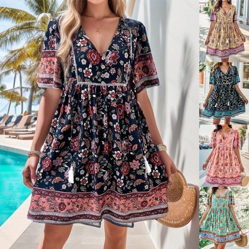Women boho summer - women, v