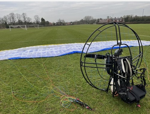 Complete paramotor setup - complete, setup.