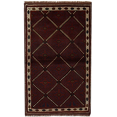 Hand knotted afghan tribal - hand,