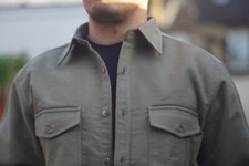 Milano Men Moleskin Sage Green Shirt Hunting, Walking, Shooting ,Fishing