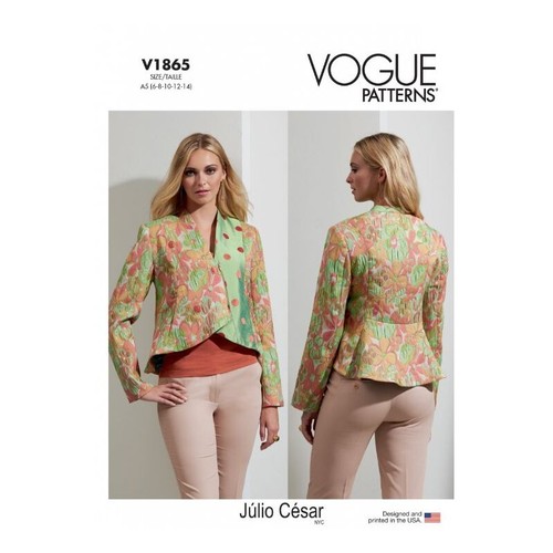 Vogue sewing pattern - vogue, v1865