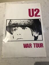 U2 - 1983 War Tour Brochure -