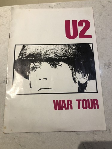 1983 war tour brochure - tour,