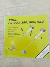 STIHL Brush Cutter FS300 350 400 450 Instruction Manual Genuine Stihl