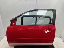 FORD FIESTA Left Front Door N/S 2002-2009 Colorado Red  3 Door Hatchback 
