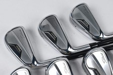 Left Hand Titleist T200 2021 Irons / 5-PW+GW / Senior Flex MMT Black 55 Shafts