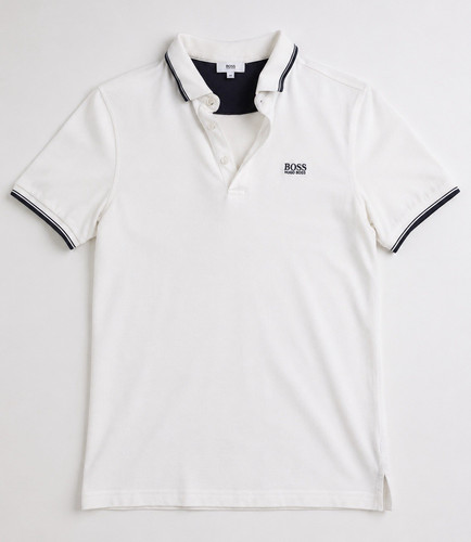 Hugo boss boys white polo - hugo,