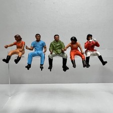 Vintage Britain's Farm x5 Tractor Drivers Horse Rider Models Figures