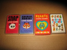 4 Vintage Card Games Snap