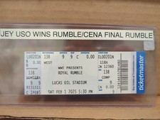 2025 WWE Royal Rumble Ticket