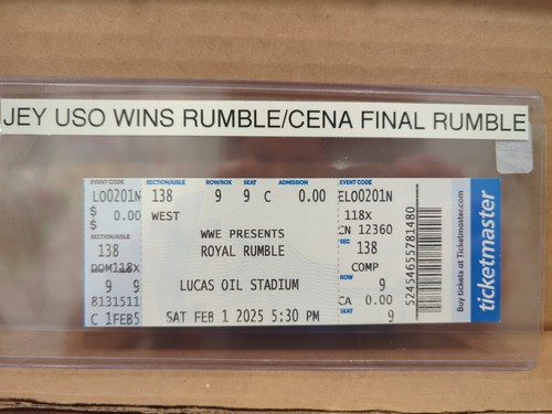 2025 wwe royal rumble - wwe, ticket