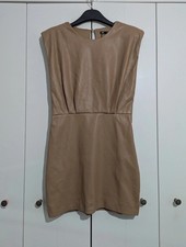Zara Faux Leather Dress Size