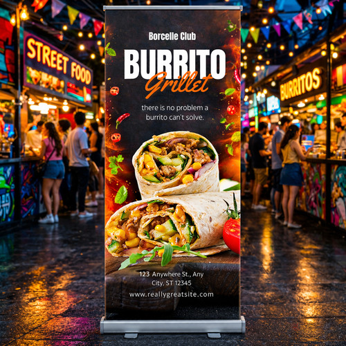 Custom roller banner printing - custom,