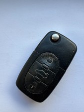 RARE GENUINE VOLKSWAGEN 3 BUTTON REMOTE FLIP CAR KEY FOB REPLACEMENT