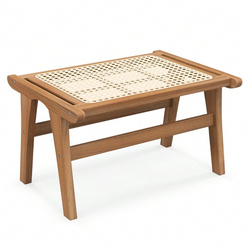 Natural teak hand woven rattan - teak,