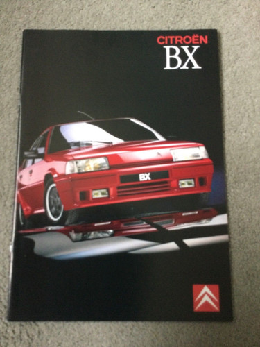 Citroen brochure july 1989 - citroen, bx