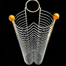 Silver chrome heart tower - silver,