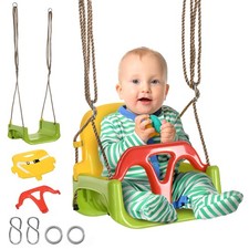 Outsunny 3 in 1 Kids Swing