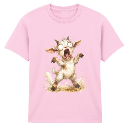 Funny goat kids shirt - kids, crazy