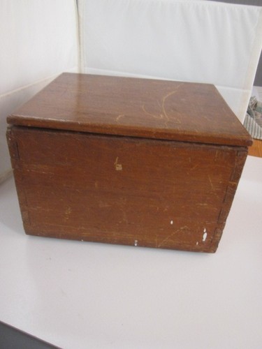 Wooden sewing box - wooden,