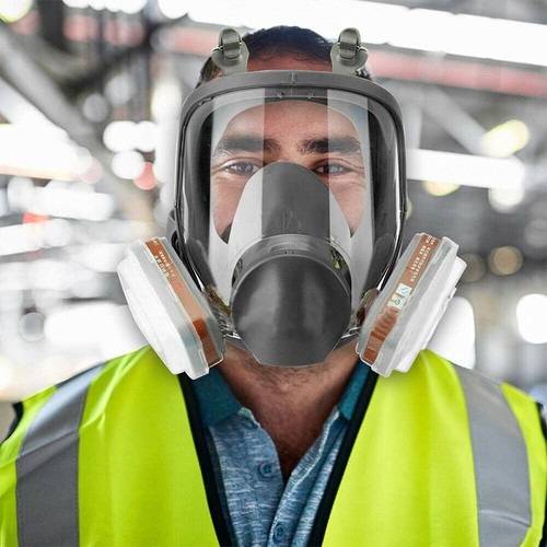Full face gas mask facepiece - gas,