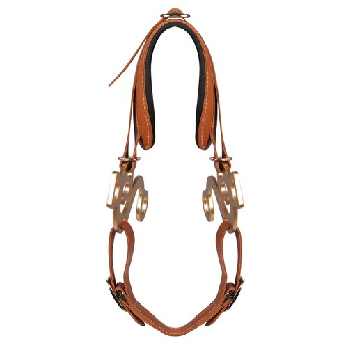 Horse bit brown bridle leather - brown,