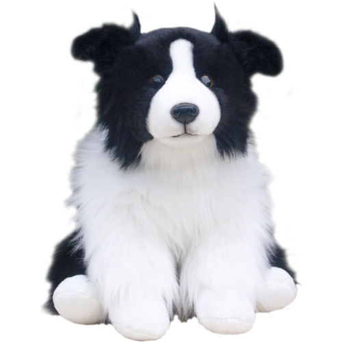 Border collie puppy plush - border,