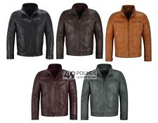 Mens Classic Leather Jacket
