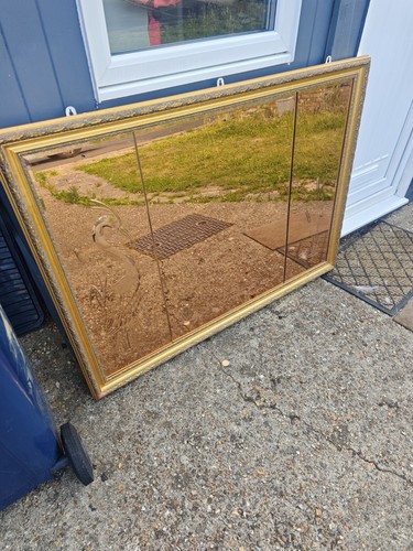 Large vintage etched wall - large,