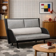 Vintage 1980s Sofa Velvet