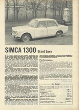 SIMCA 1300 original 1964 UK