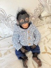 Reborn Chimpanzee Monkey Sonny Ming Tao Sculpt Rare