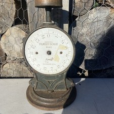 Antique Salter’s Family Scale No 50 Porcelain Face Cast Iron 0-10 Kilos Tabletop