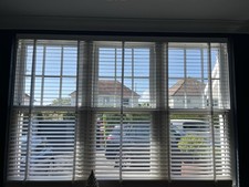 Wooden Slated Vertical Blinds for Windows Different Widths