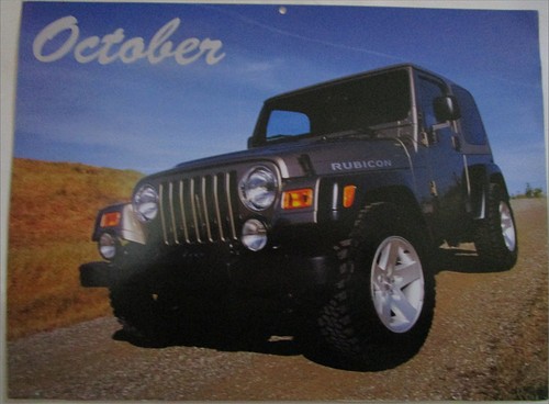 Chrysler jeep rubicon calendar - chrysler,