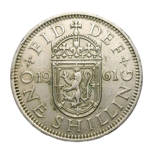 1961 one shilling - 1961, uk
