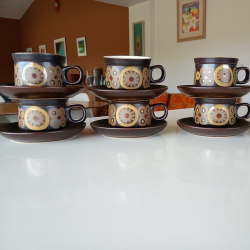 Denby arabesque tea cups - tea,