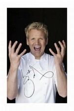 GORDON RAMSAY AUTOGRAPH SIGNED PHOTO POSTER PRINT