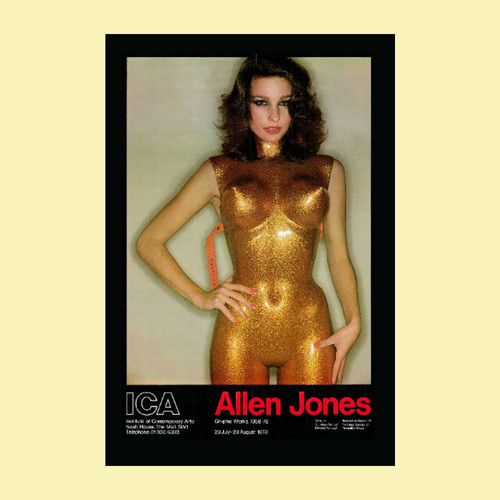 Allen jones exhibition poster - jones,